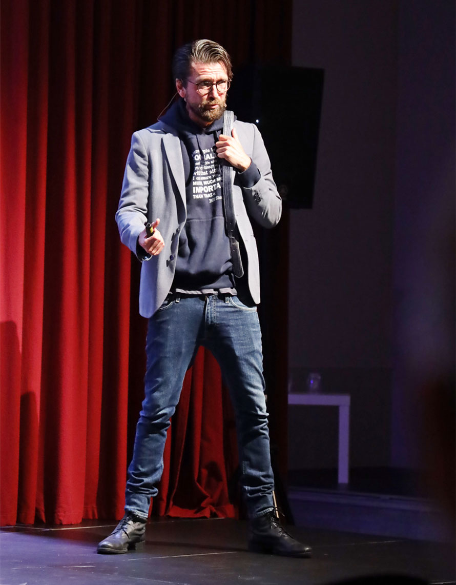 Peter Hyballa auf der Bühne